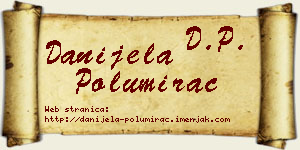 Danijela Polumirac vizit kartica